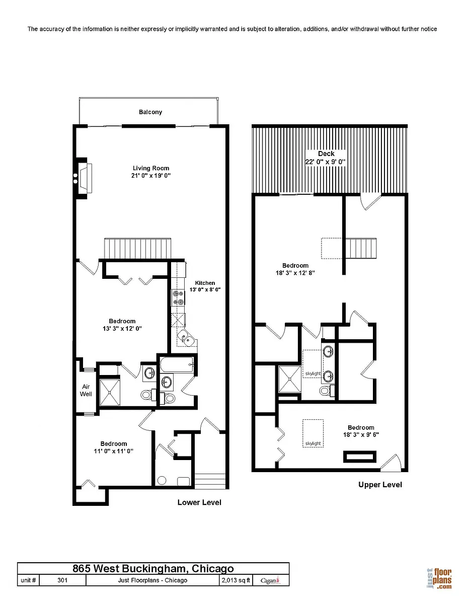 Floor plan Four Bedroom