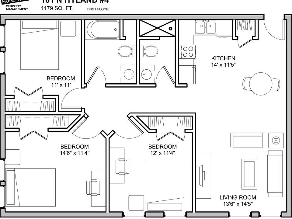 2nd image of 101 N Hyland Ave Unit 4