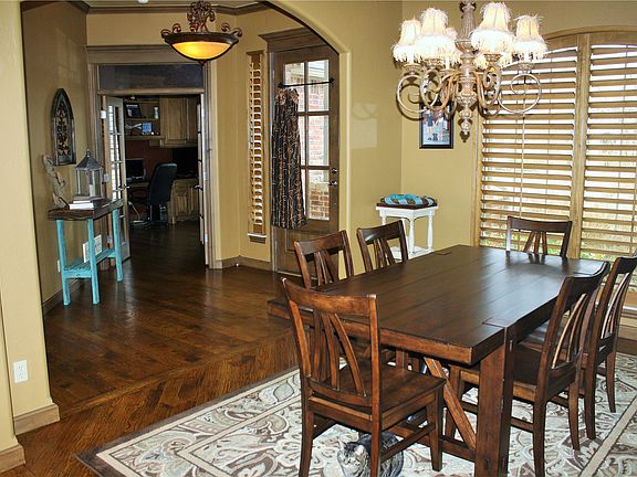 Formal Dinning looking to front door and office