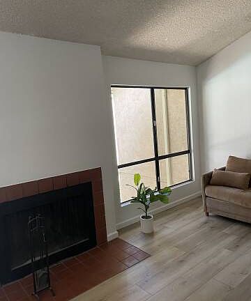 Fireplace in living room