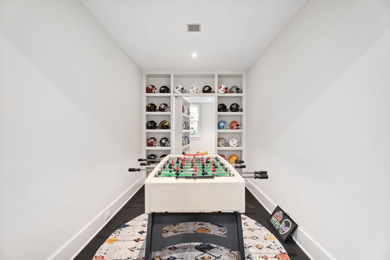  game room that leads to secret room