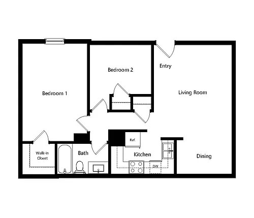 Floor plan B1