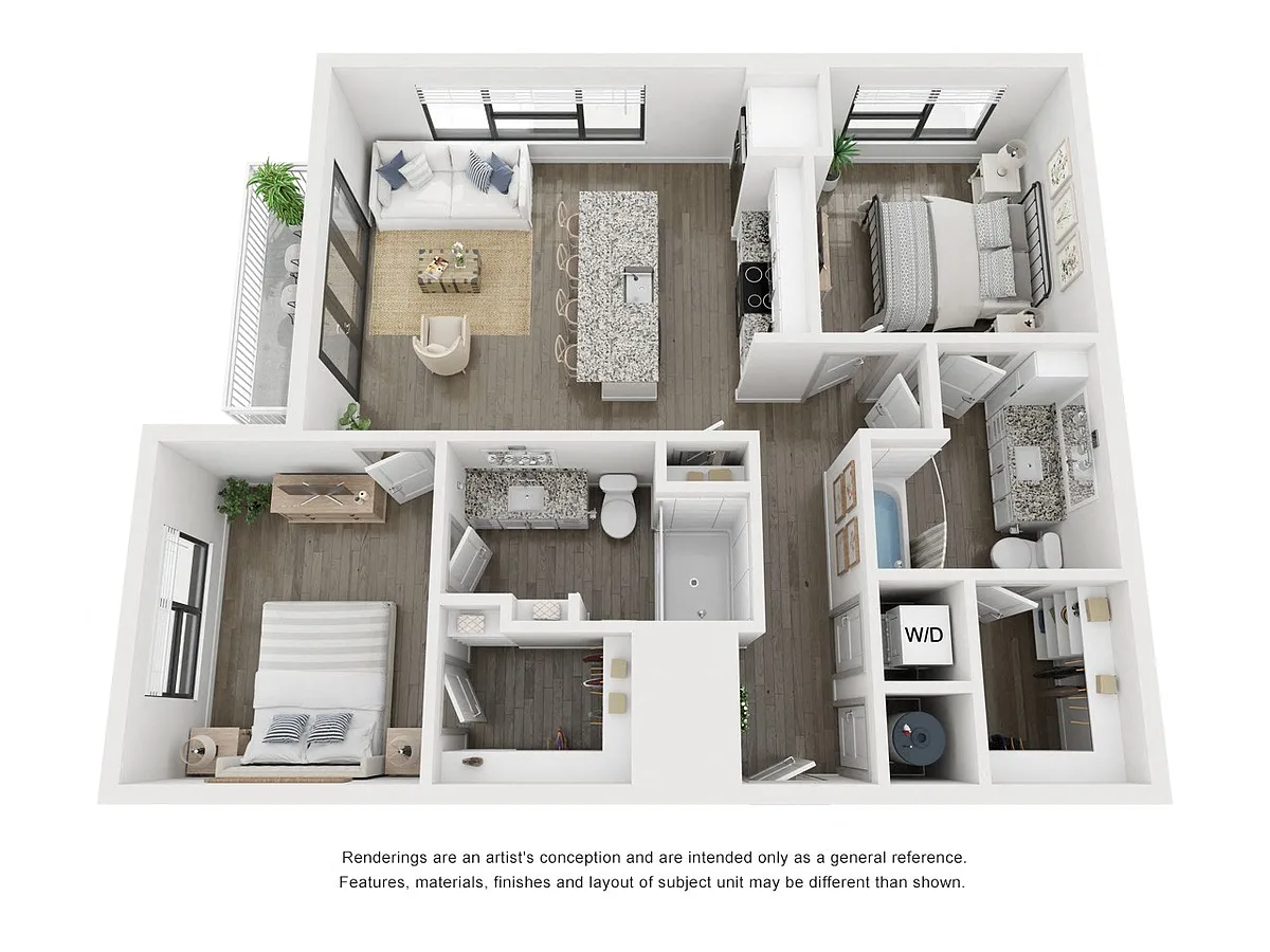 Floor plan B1C