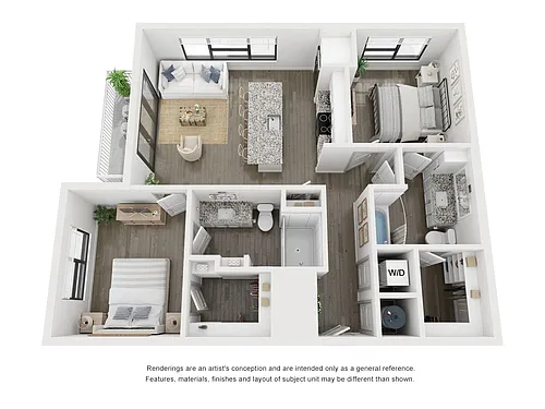 Floor plan B1C