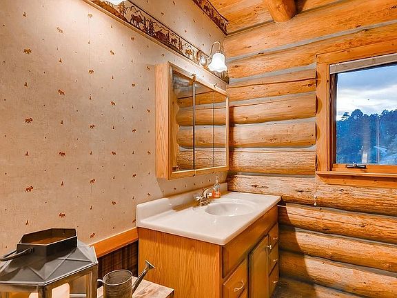 Main level bathroom. 