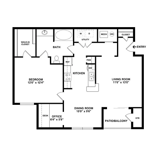 Floor plan Larkin - Platinum