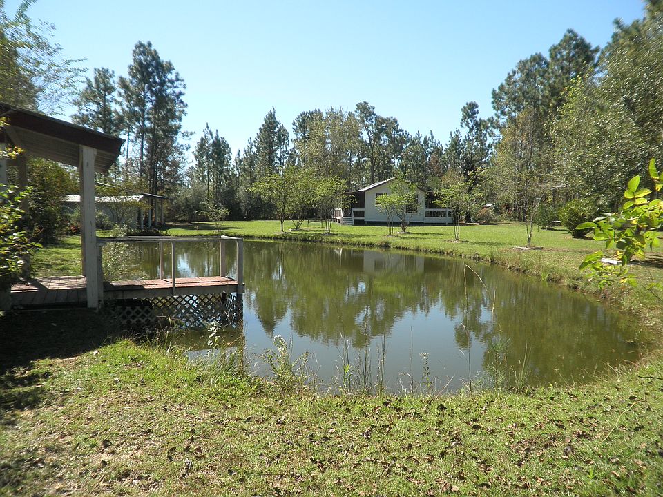 View from back of pond