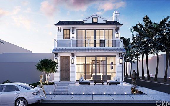 Front View of Proposed New Home by Brandon Architects