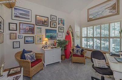Main level study with French Doors