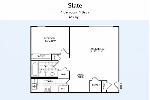 Floor plan Slate