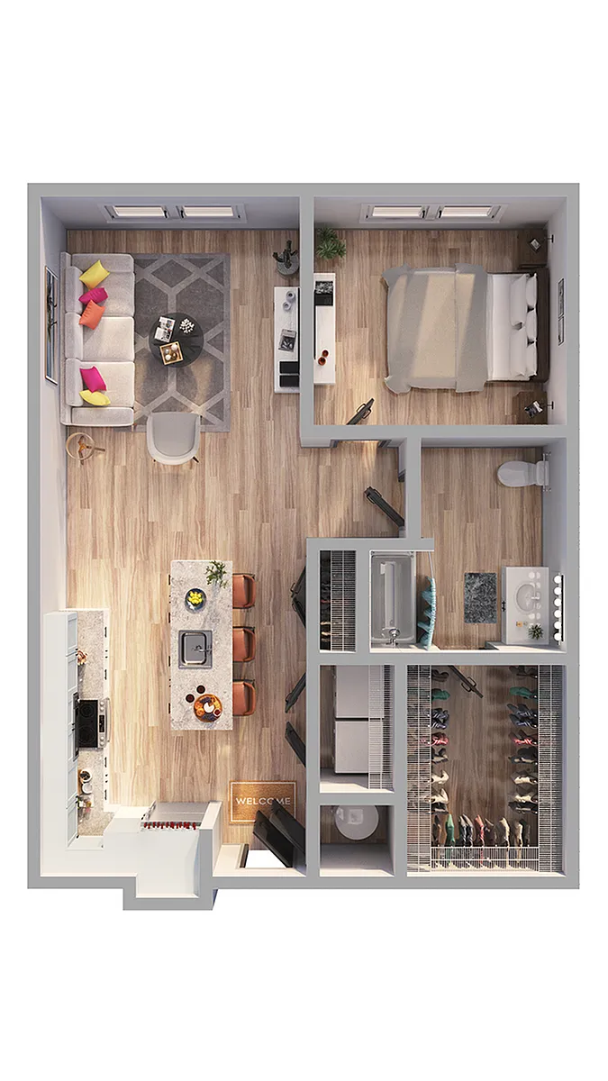 Floor plan A13