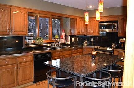Granite and stainless kitchen