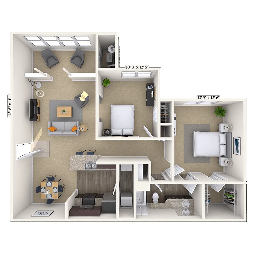 Floor plan 21B