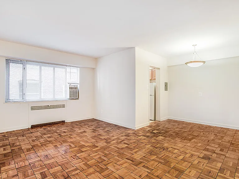Apartment living and dining area