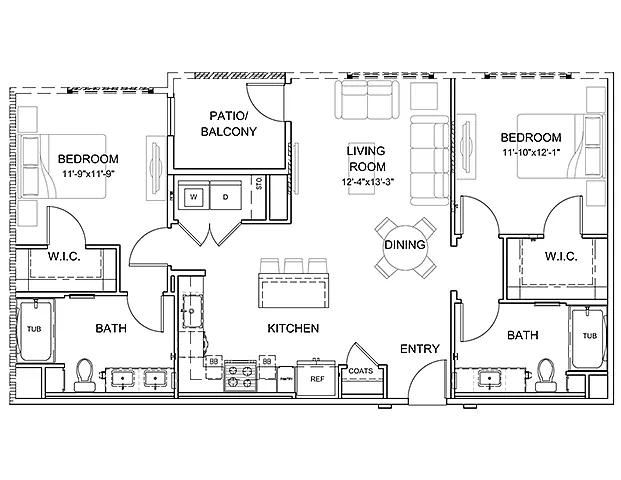 Floor plan B3
