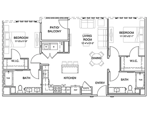 Floor plan B3