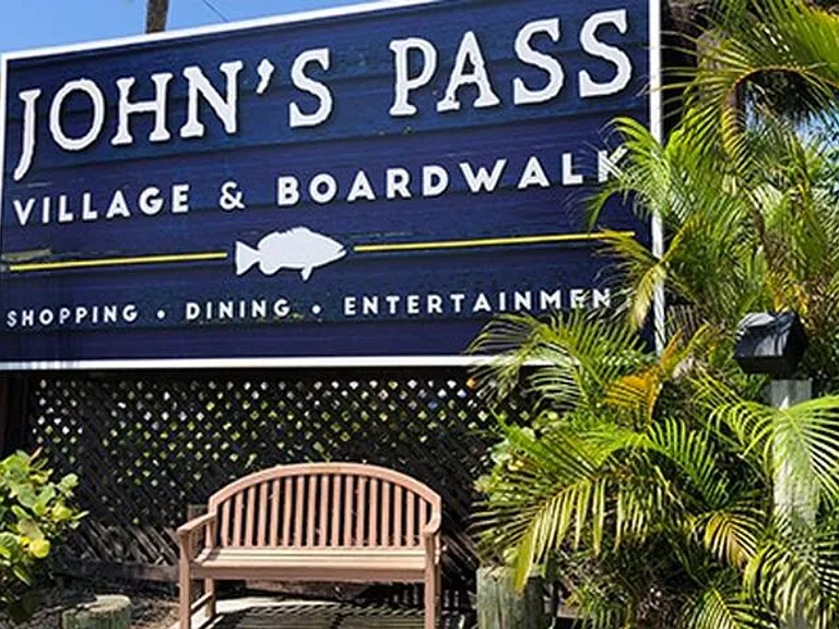 John's Pass Village and Boardwalk is located one block away (2 minute walk)