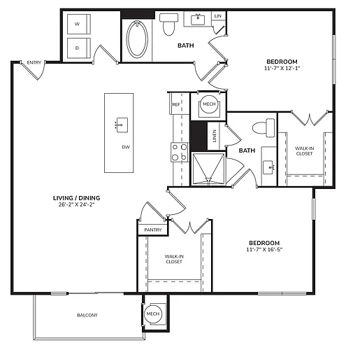 Floor plan B2
