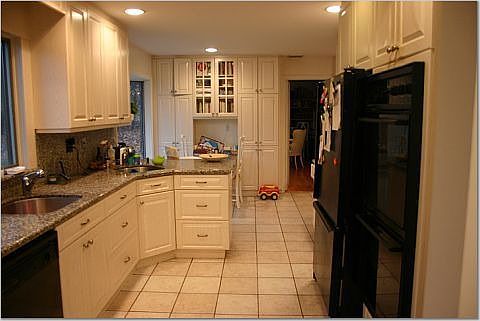 Includes refrigerator, microwave, oven