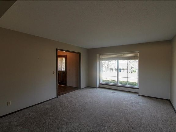 Downstairs living space overlooking the front yard.