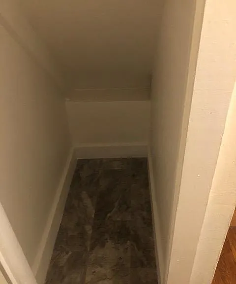Pantry under the stairs