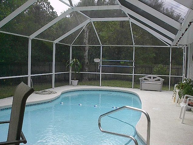 Screened in Heated Pool