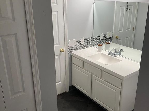 Attached master bath
