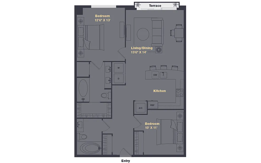 Floor plan B1