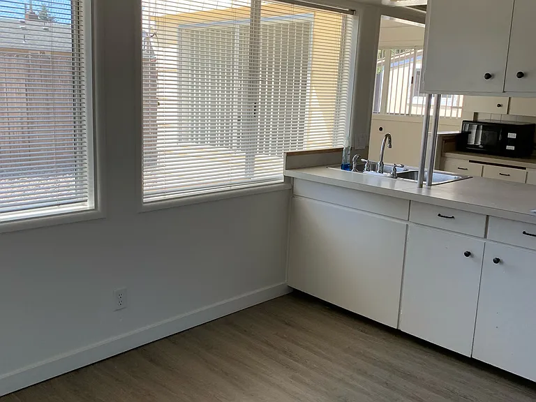 kitchen is open to dining room