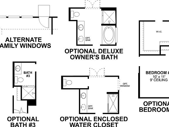 Gardenia First Floor Options