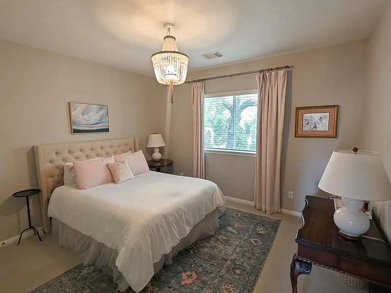 Secondary bedroom with charming details