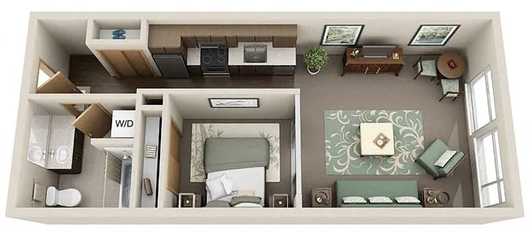 Floor plan Open A - MFTE