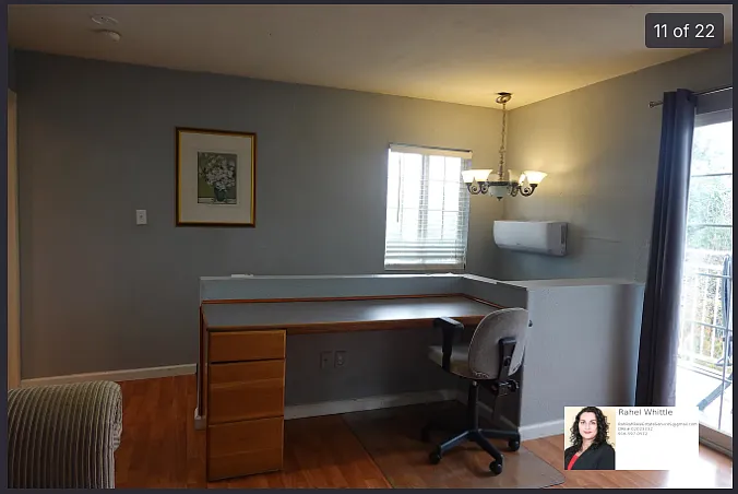Desk space, work space, office space, upstairs loft area