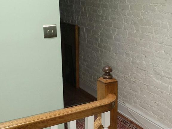 top of stairs
