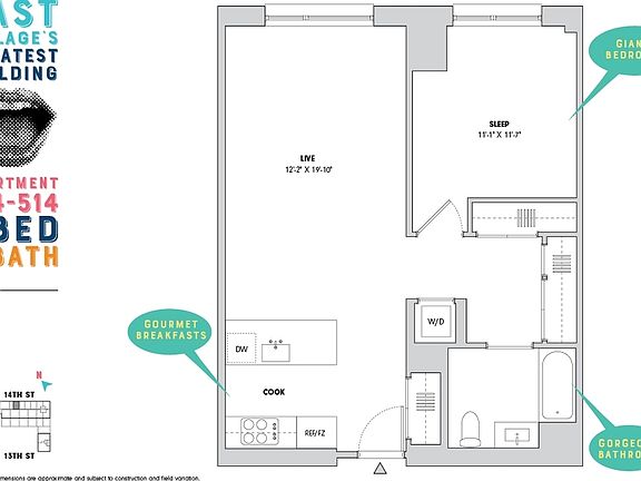 2nd image of 510 E 14th St APT 514