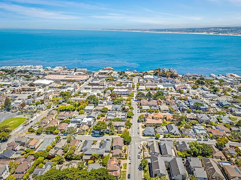Aerial View of Quick 5 Block Walk directly into the historic Cannery Row