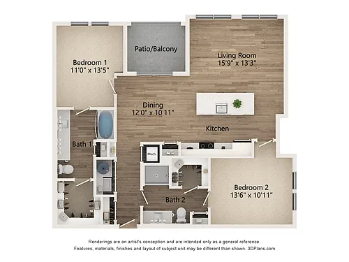 Floor plan Henderson Alt.1