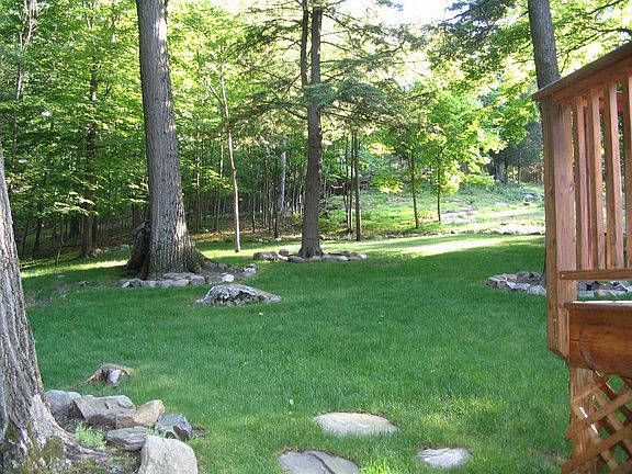 side lawn area