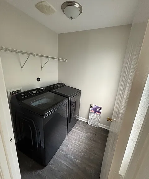 Upstairs laundry room