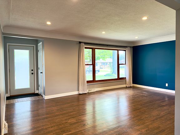 Living room view from dining area