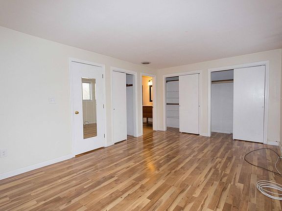 Master bedroom with 2 closets