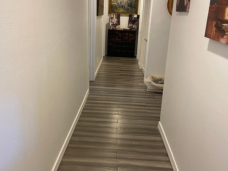 Hallway to bedrooms/bathrooms