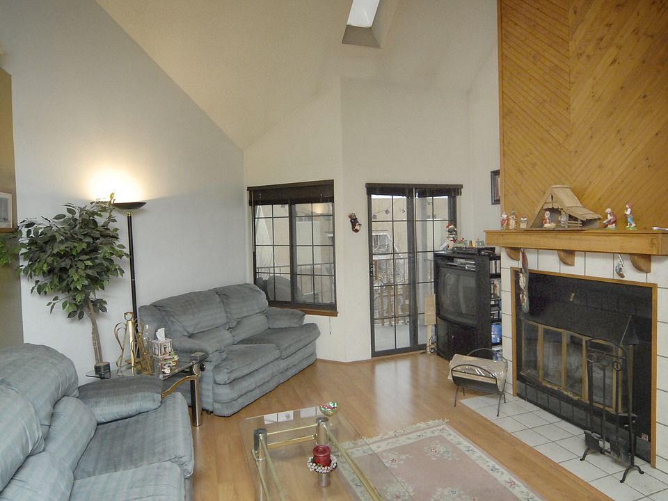 Wood burning fireplace