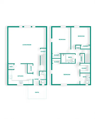 Floor plan CTH1-Townhome