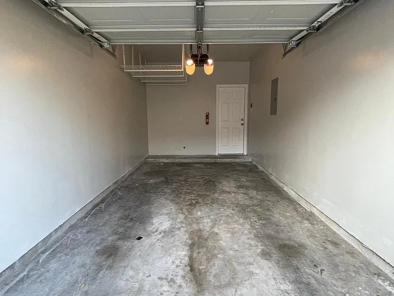 Garage view from driveway