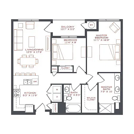 Floor plan Lark Bunting