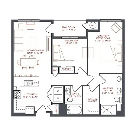 Floor plan Lark Bunting