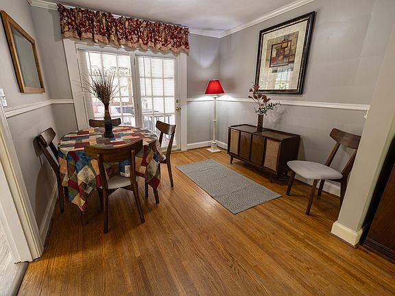 View of dining room with table and chairs, waiting for your formal dining!!