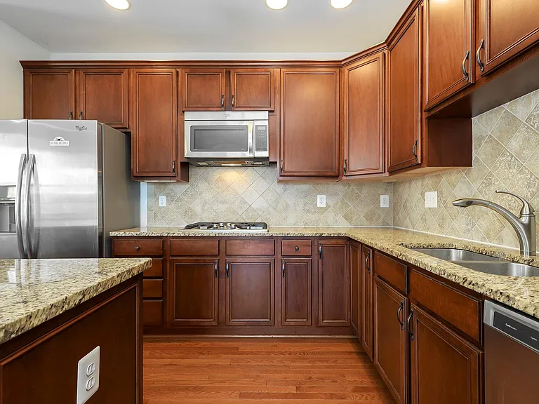 Gourmet kitchen.