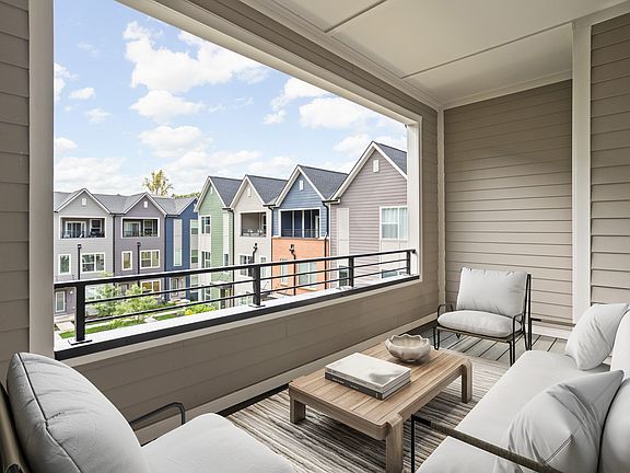 Terrace with courtyard views